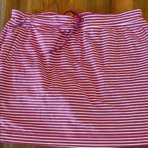 Chicos Zenergy Purple Striped Skirt